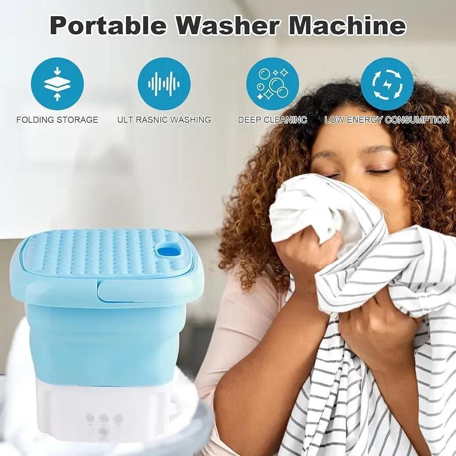 House Ease™ Baby Folding Washing Machine – Portable, Compact & Easy to Use for Baby Clothes